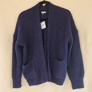 American Eagle Outfitters Blue Knit Cardigan NWT